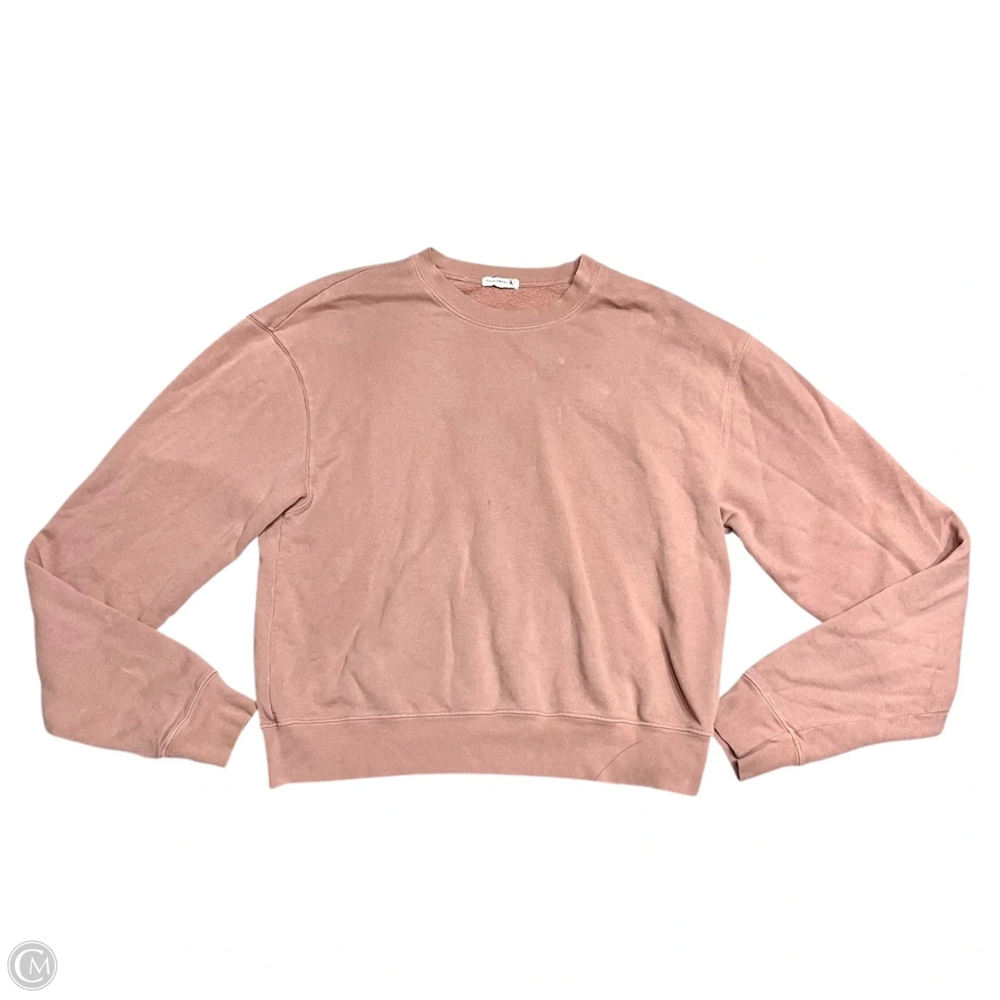 Sweatshirt Crewneck By Good American In Mauve, Size: Xs