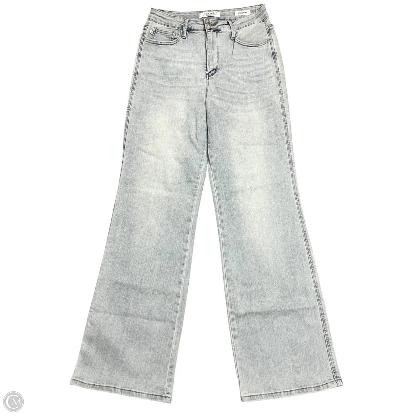 Jeans Straight By Judy Blue In Blue Denim, Size: 10