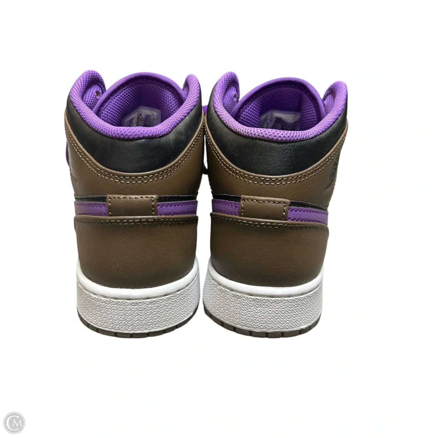 Shoes Luxury Designer By Jordan In Black & Purple, Size: 8.5