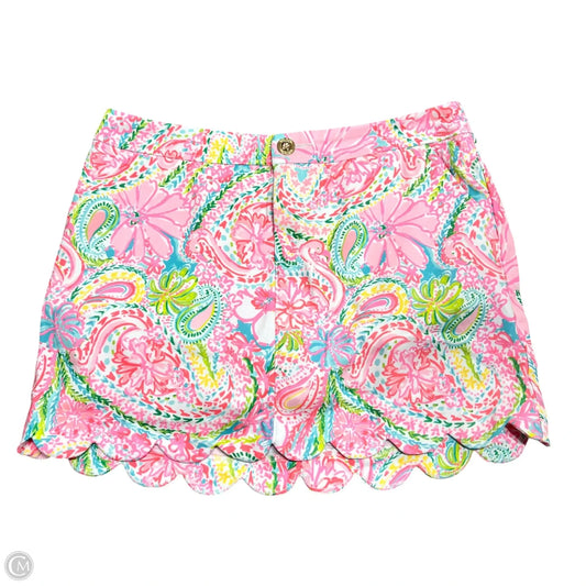 Skirt Designer By Lilly Pulitzer In Blue & Pink, Size: 4