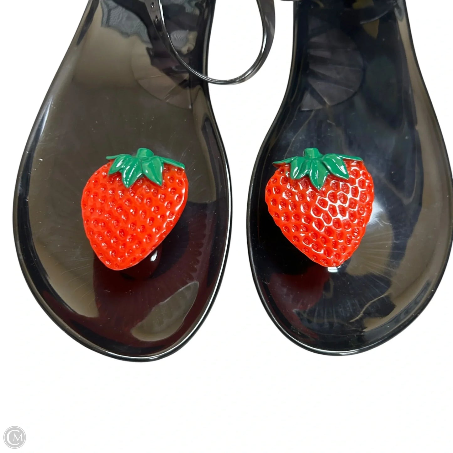 Sandals Flats By Yolveit In Black, Size: 10.5