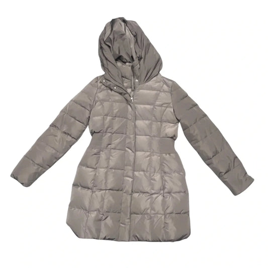 Jacket Puffer & Quilted By Cole-haan In Grey, Size: M