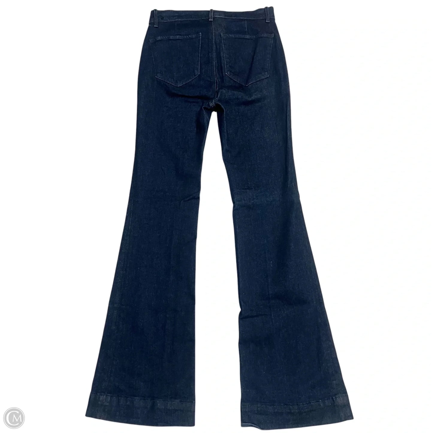 Jeans Flared By Ann Taylor In Blue Denim, Size: 4