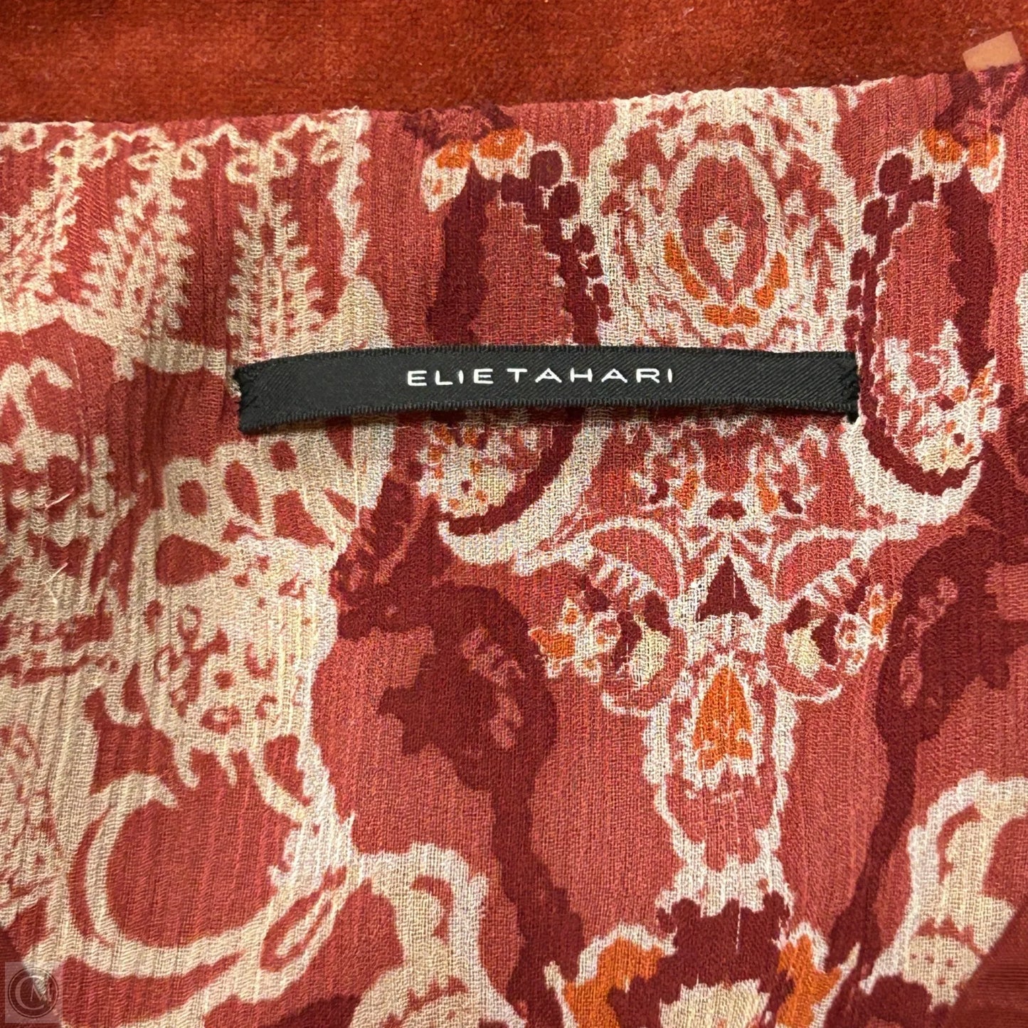 Blazer By Elie Tahari In Orange, Size: S