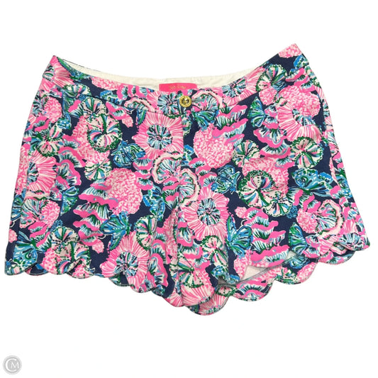 Shorts Designer By Lilly Pulitzer In Blue & Pink, Size: 6