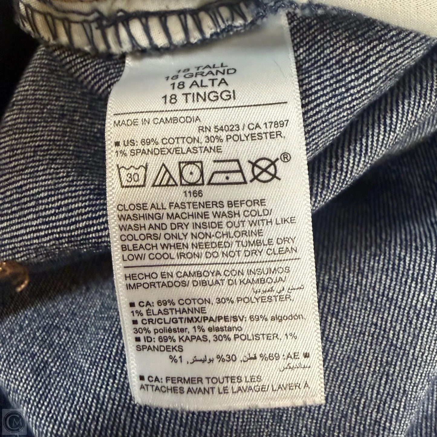 Pants Wide Leg By Old Navy In Blue Denim, Size: 1x