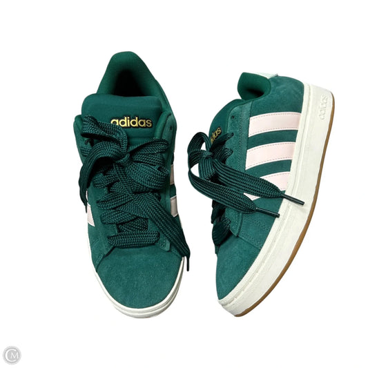 Shoes Sneakers By Adidas In Green & Pink, Size: 9