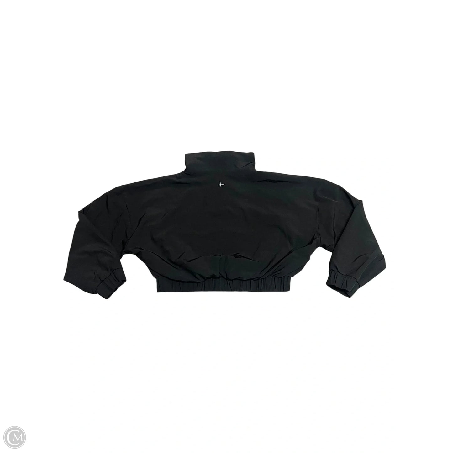 Athletic Sweatshirt Collar By Lezat In Black, Size: S