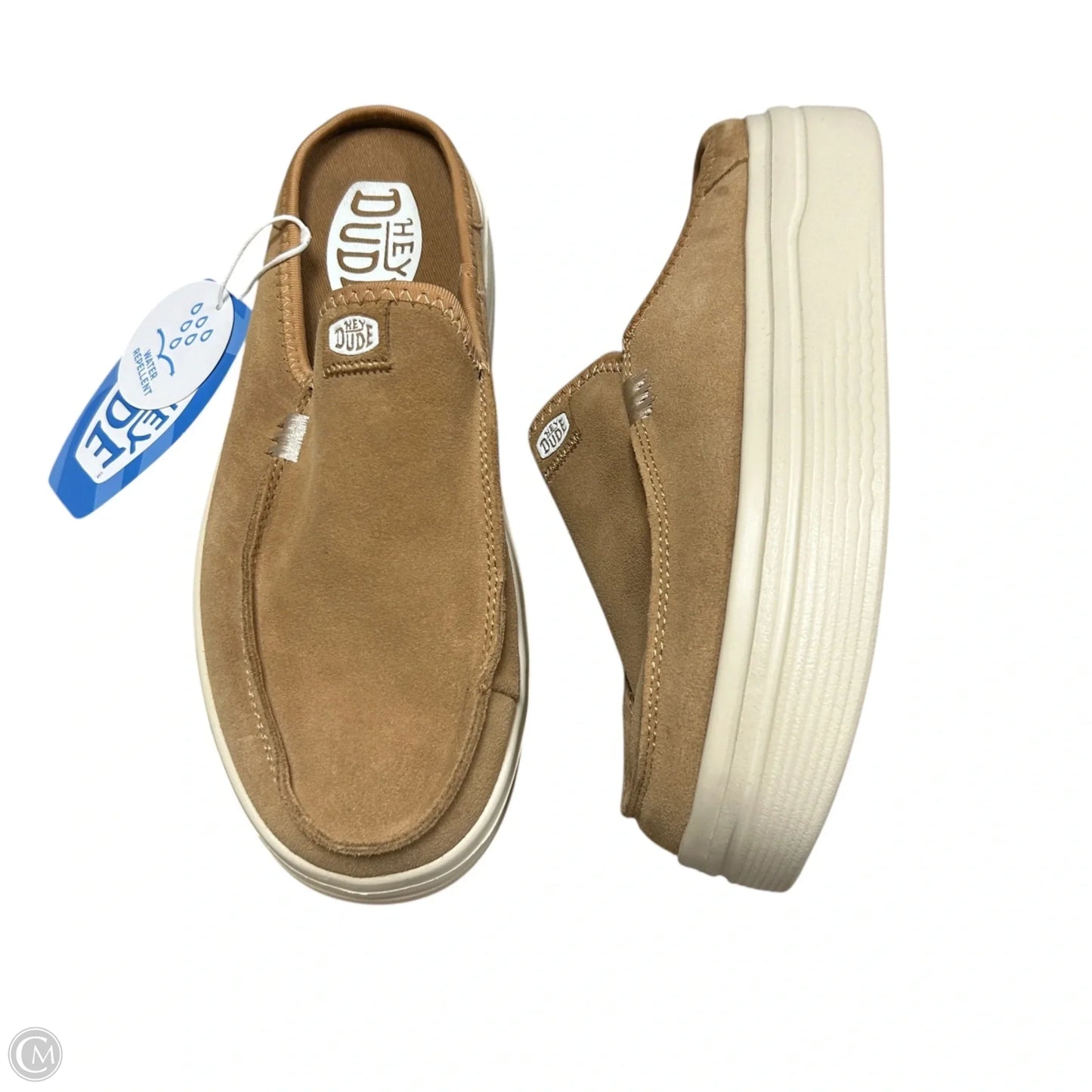 Shoes Heels Platform By Hey Dude In Tan, Size: 8