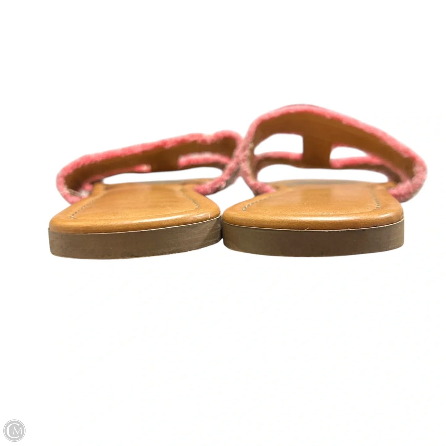 Sandals Flats In Brown & Pink, Size: 11