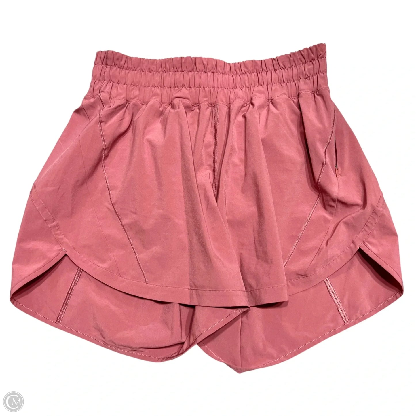 Athletic Shorts By Lululemon In Mauve, Size: 6