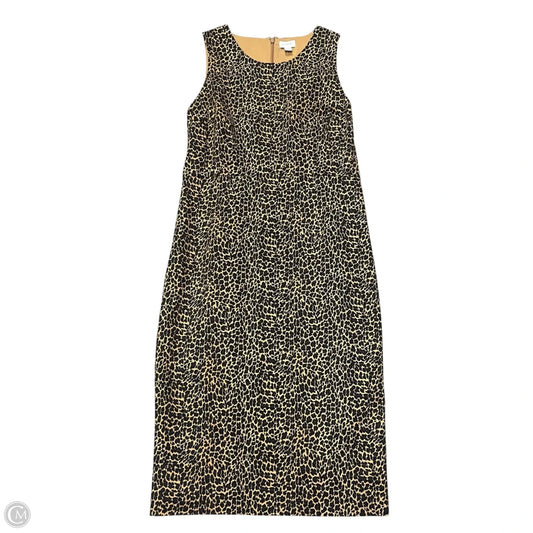 Dress Party Midi By J. Crew In Animal Print, Size: M