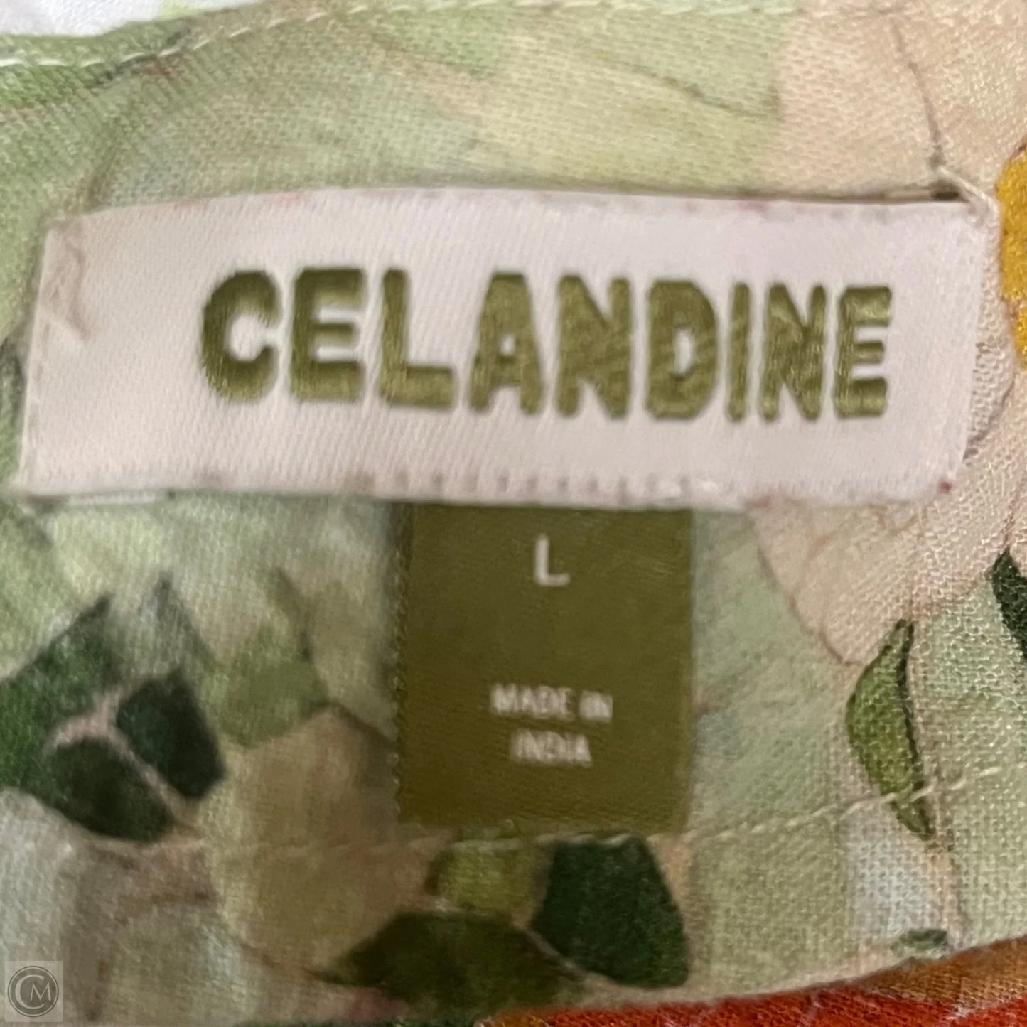 Skirt Set 2pc By Celandine In Blue & Green, Size: L