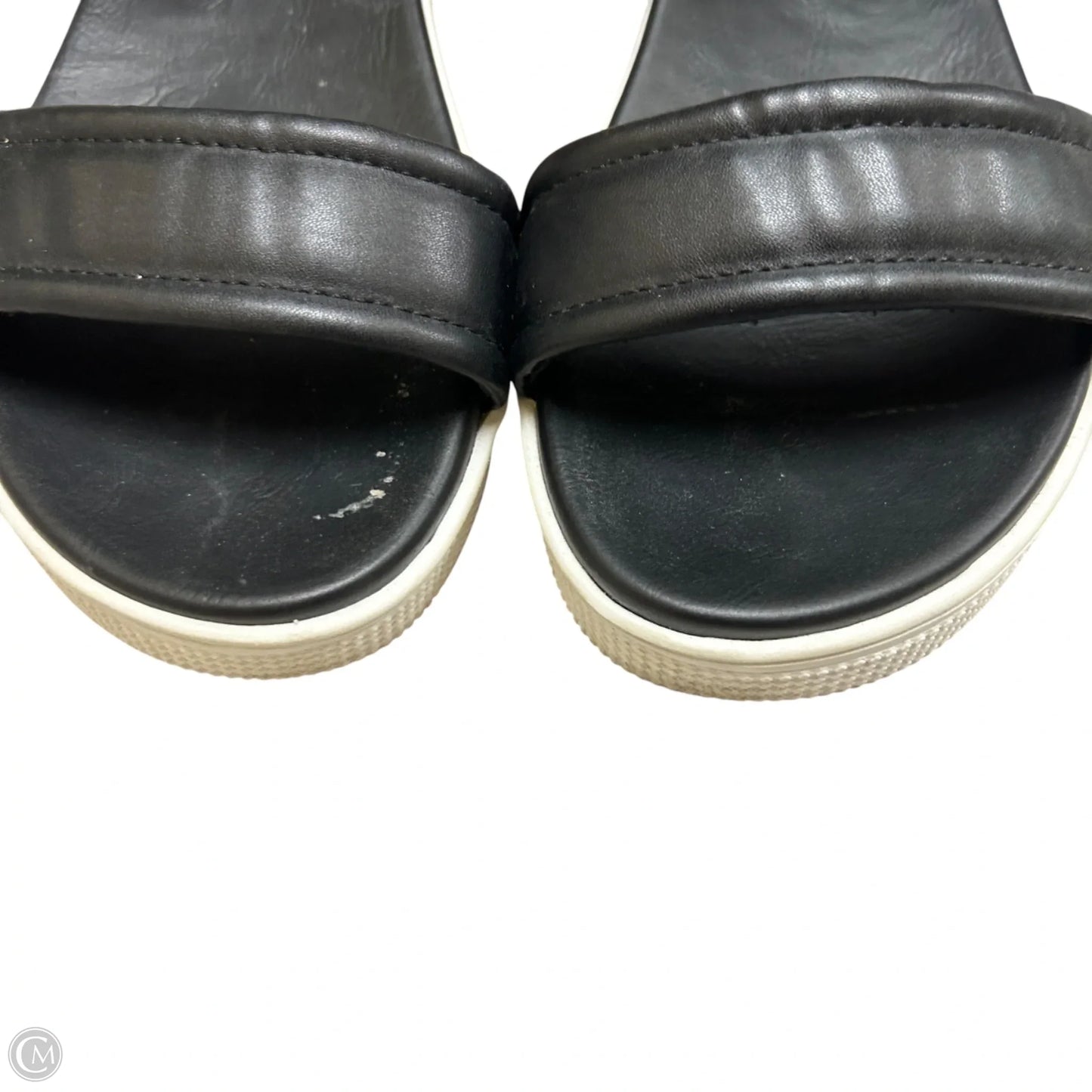 Sandals Flats By Mia In Black & White, Size: 9