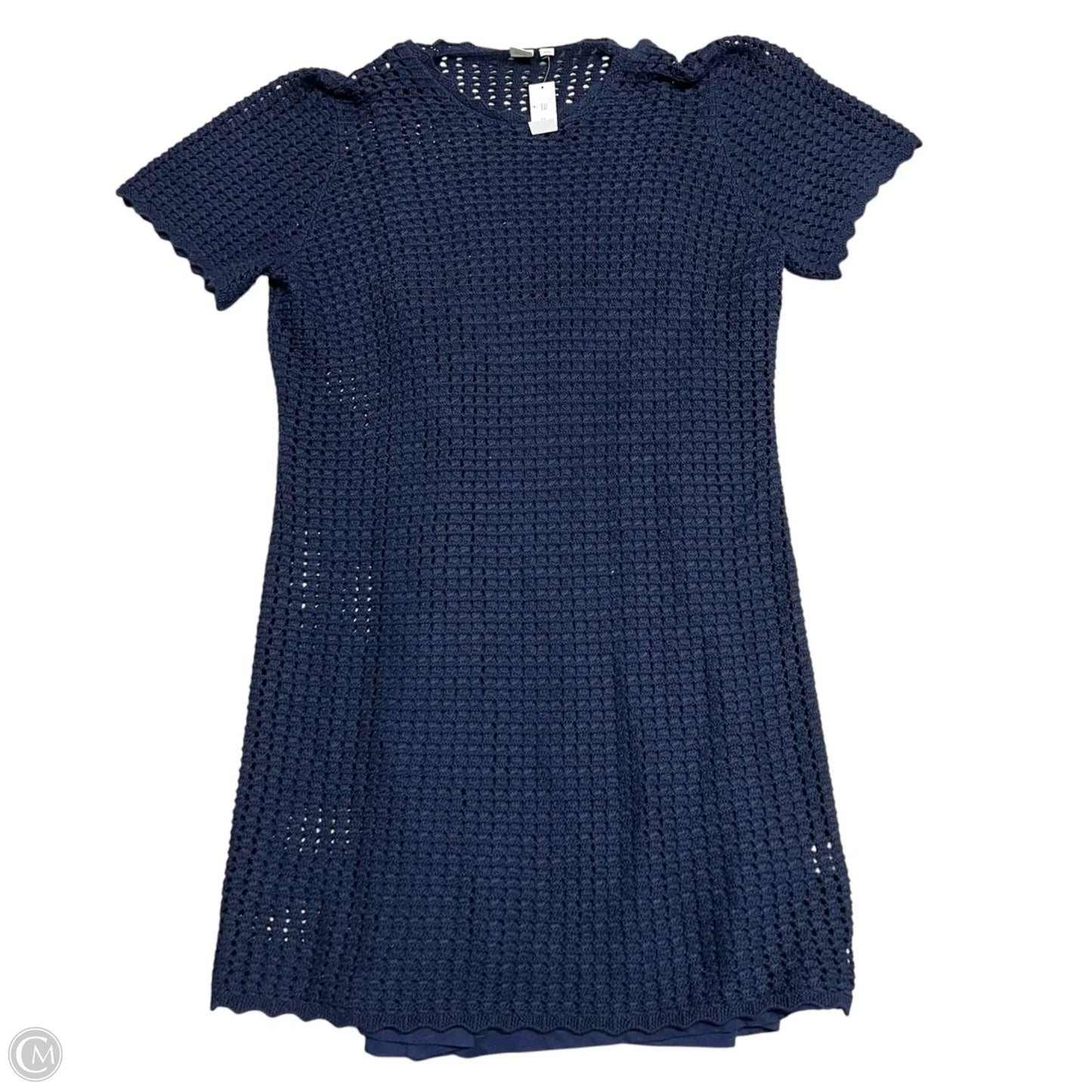 Dress Casual Midi By Gap In Navy, Size: Xxl