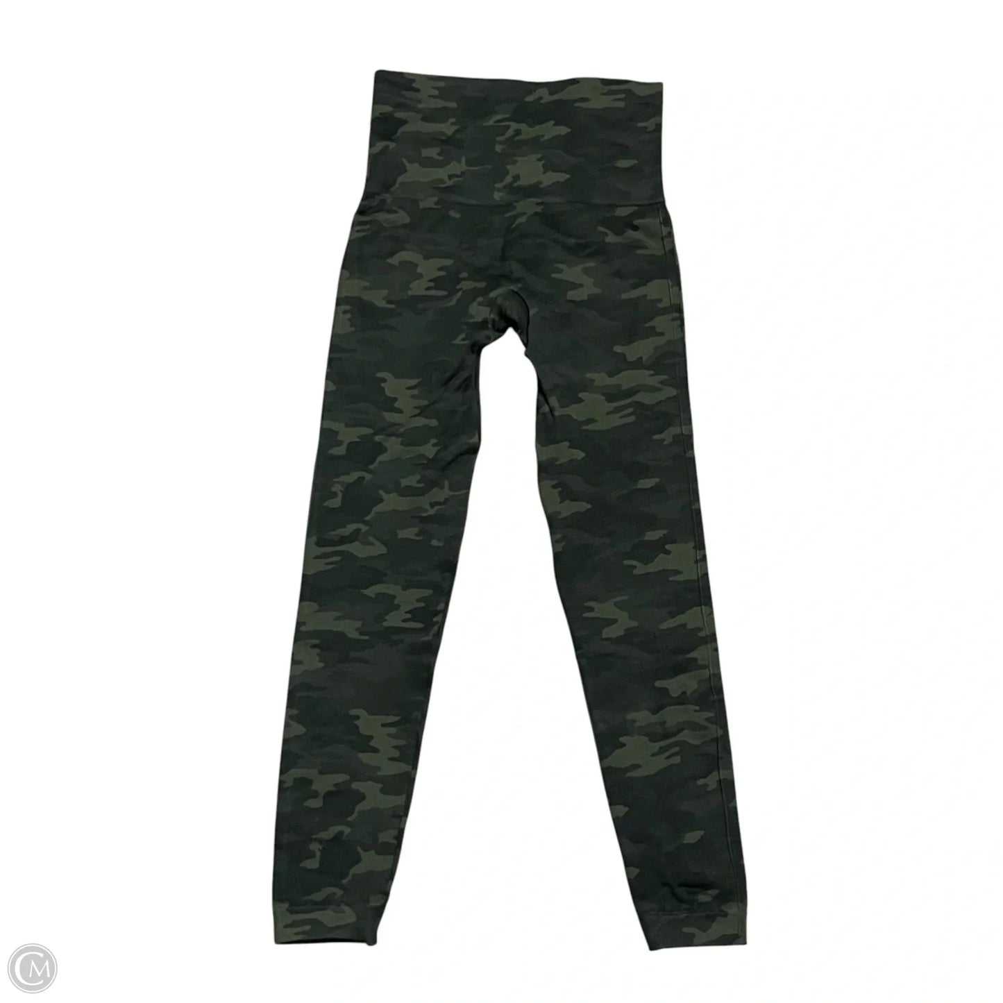 Athletic Leggings By Spanx In Green, Size: S