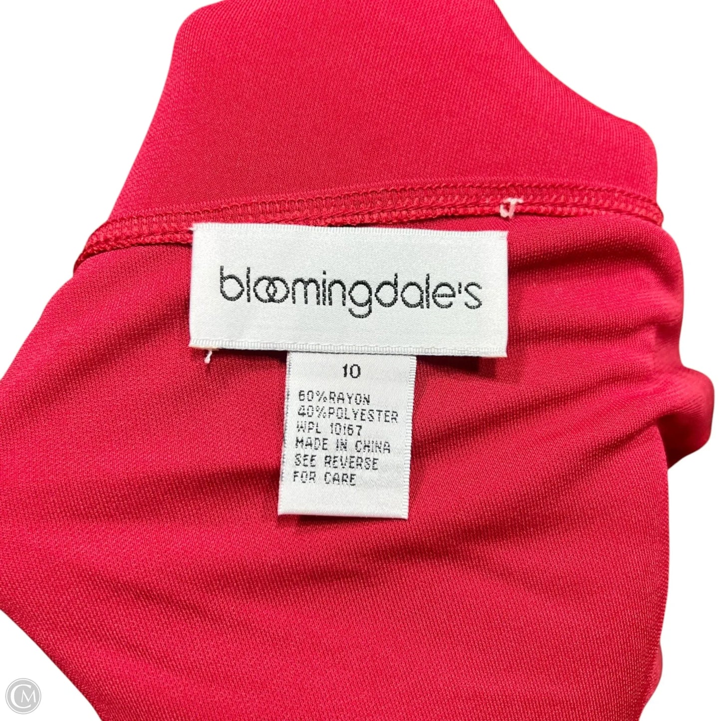 Dress Party Midi By Bloomingdales In Red, Size: M