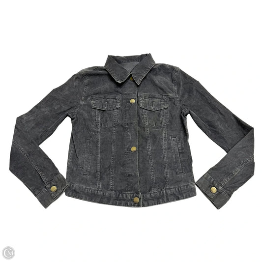 Jacket Denim By Gap In Grey, Size: S