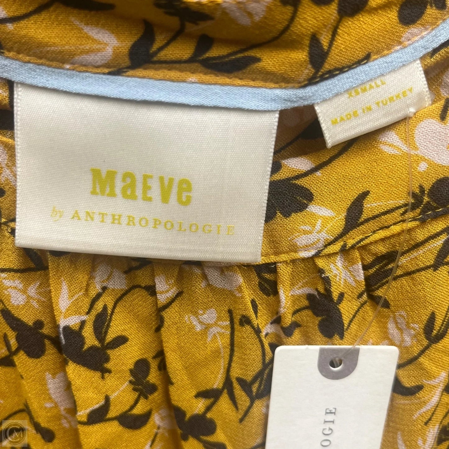 Top Long Sleeve By Maeve In Yellow, Size: Xs