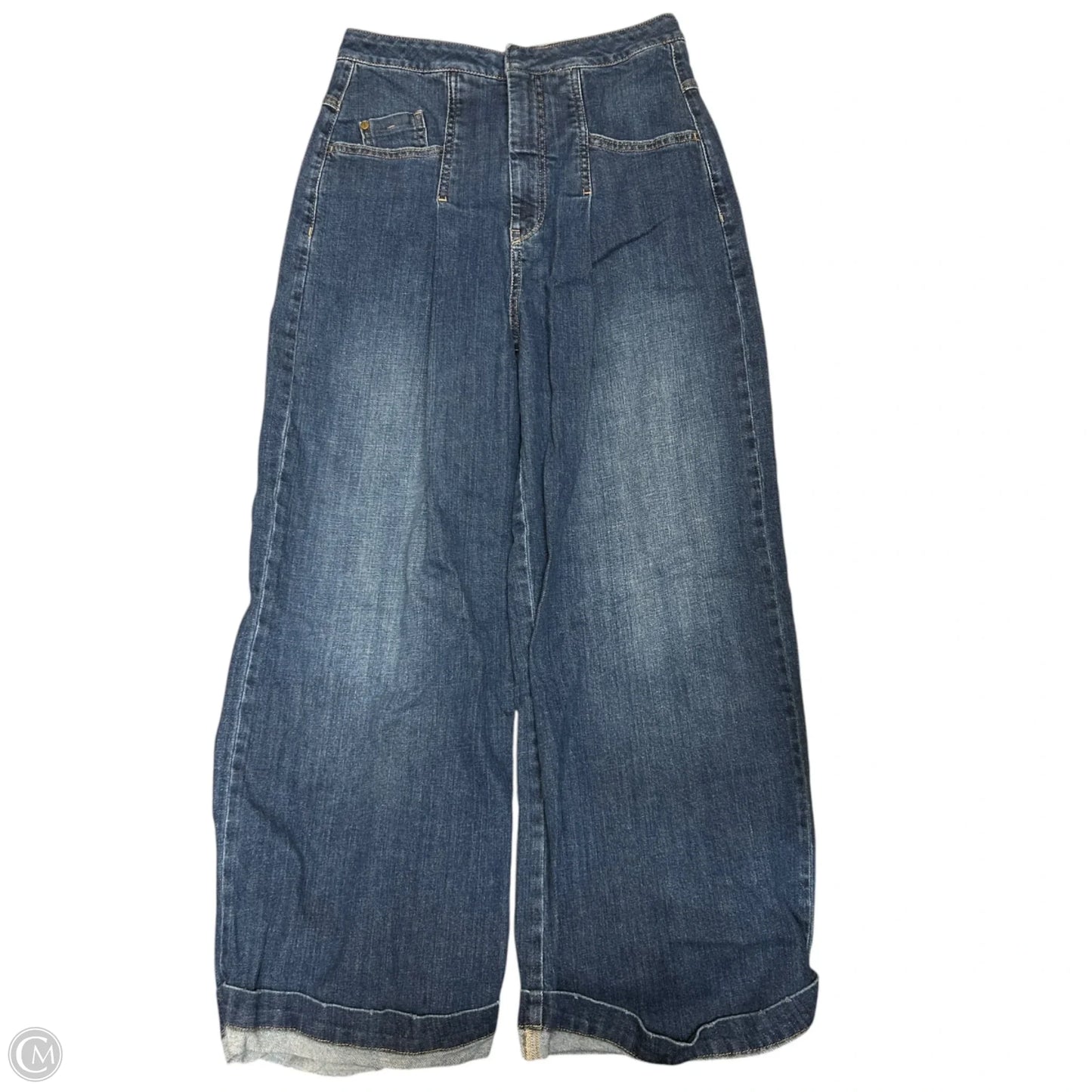 Jeans Wide Leg By Pilcro In Blue Denim, Size: 6