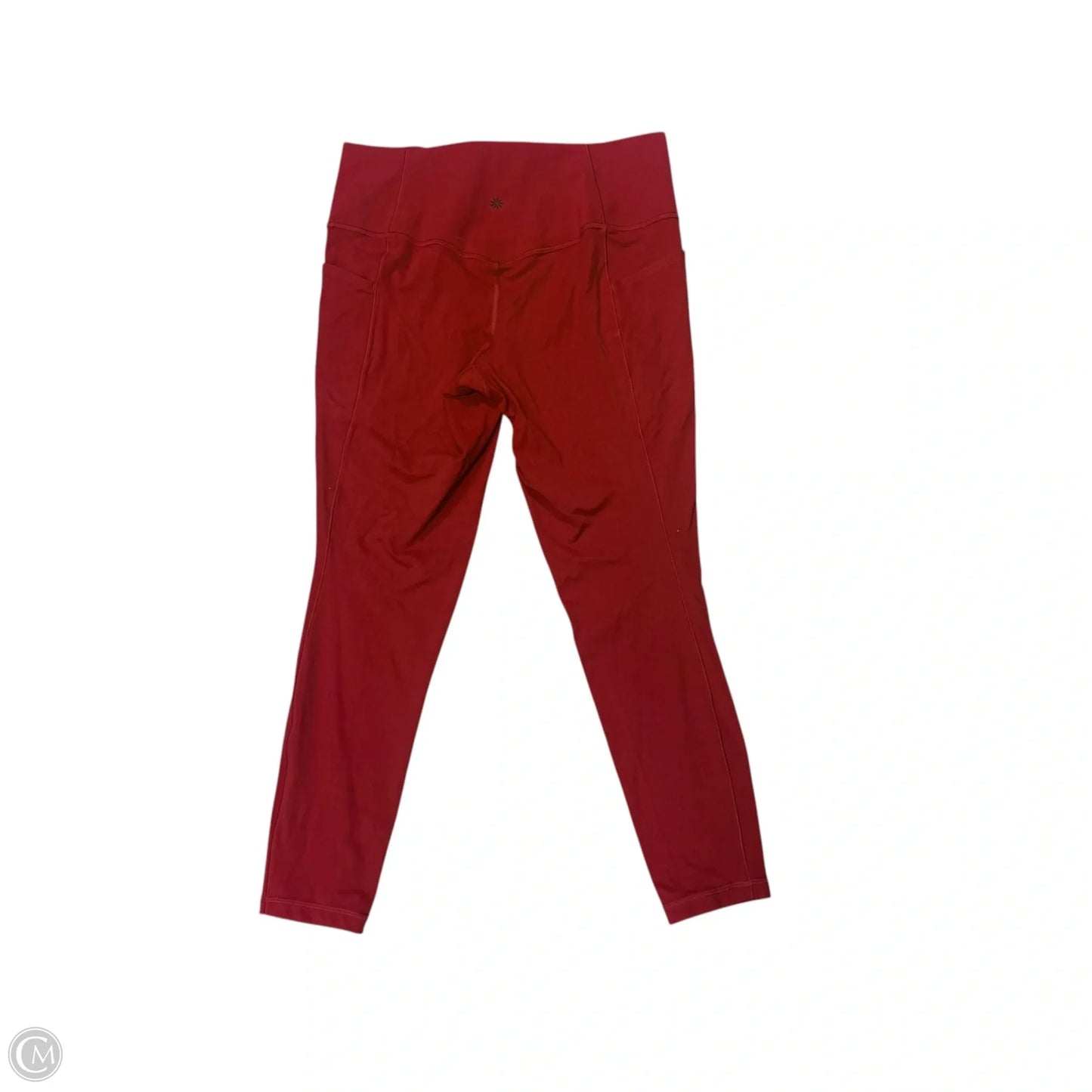 Athletic Leggings By Athleta In Red, Size: L