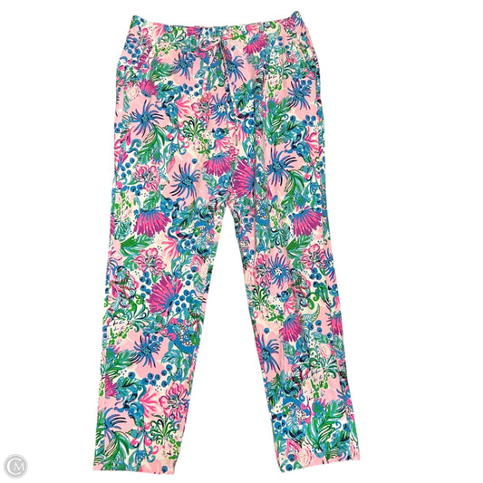 Pants Designer By Lilly Pulitzer In Multi-colored, Size: L