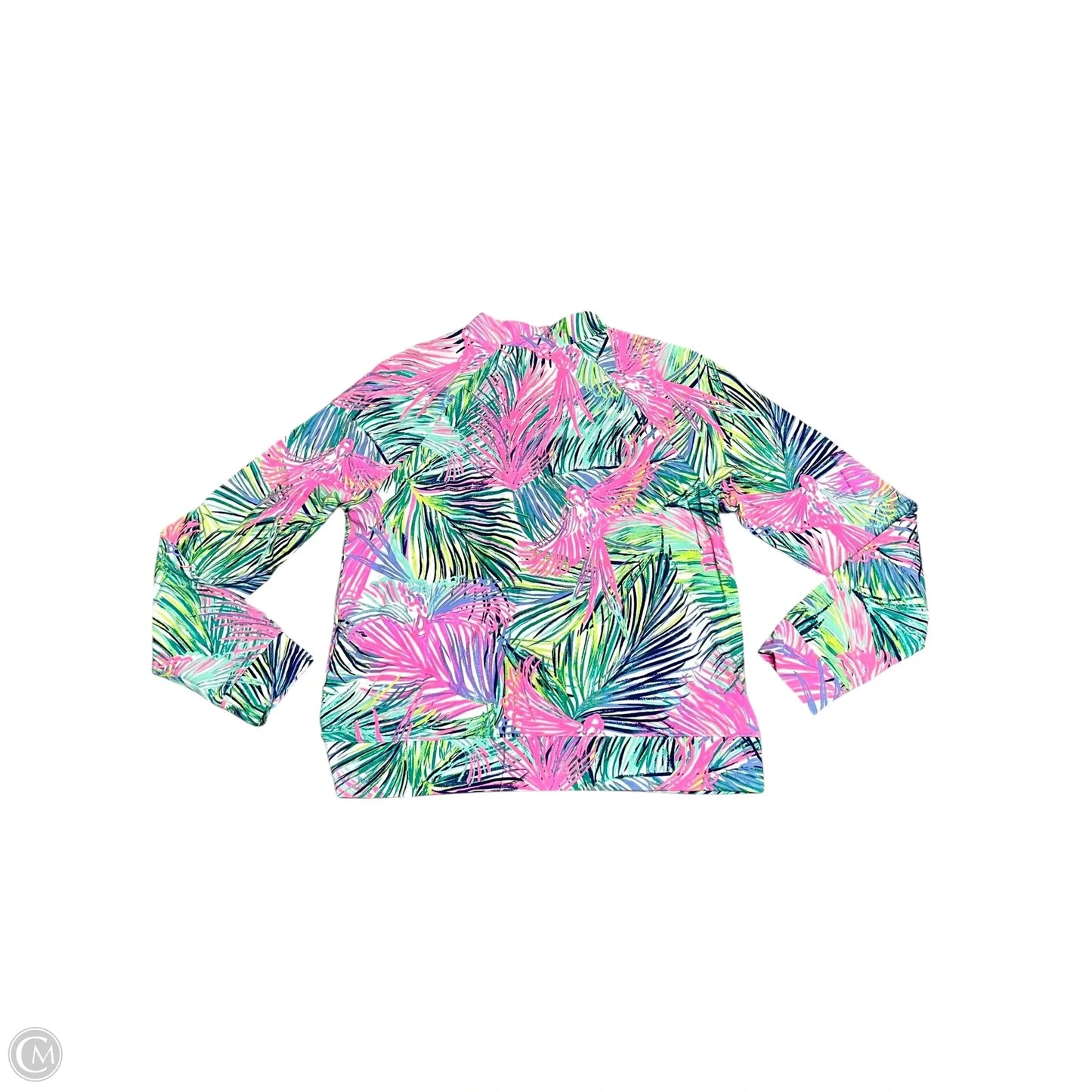 Jacket Designer By Lilly Pulitzer In Green & Pink, Size: L