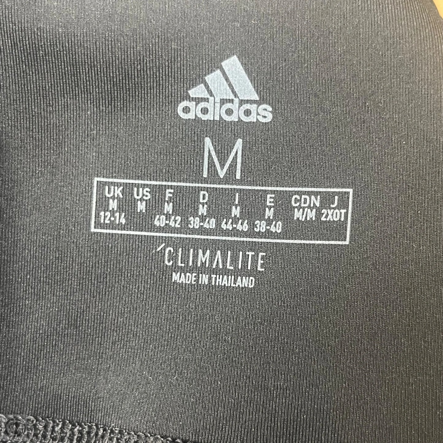 Athletic Leggings By Adidas In Black, Size: M