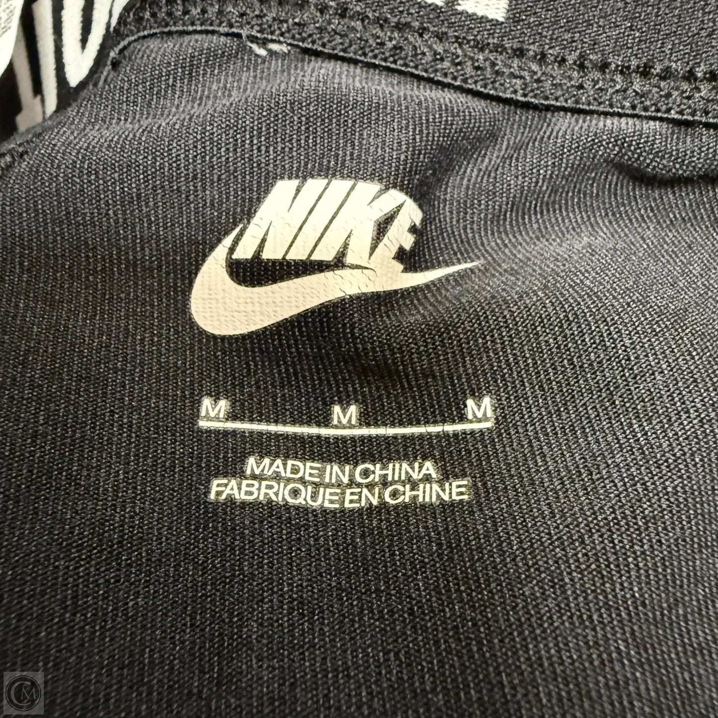 Athletic Leggings By Nike In Black, Size: M