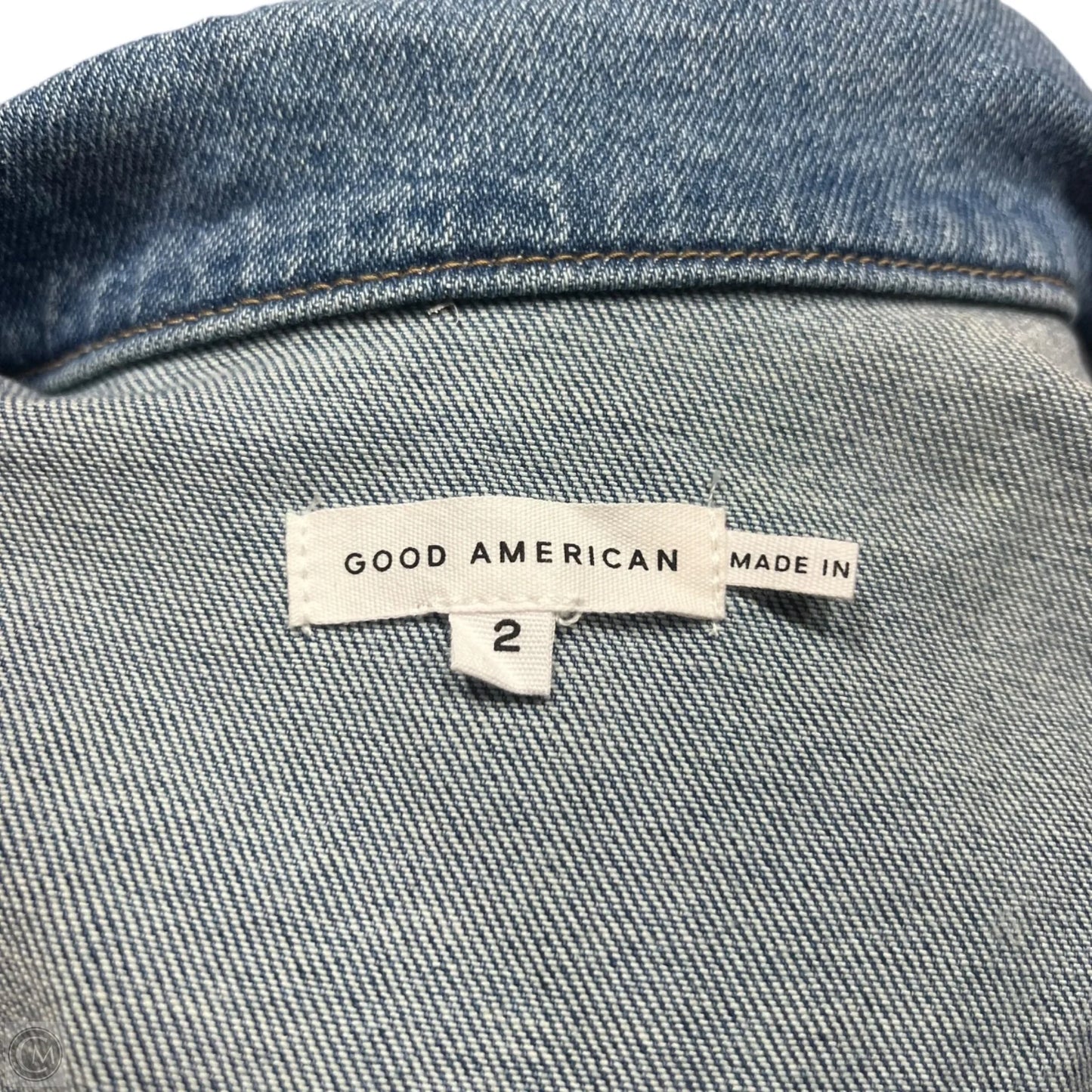 Jumpsuit By Good American In Blue Denim, Size: Xs
