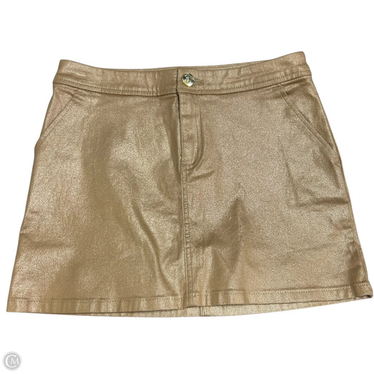 Skirt Designer By Lilly Pulitzer In Gold, Size: 0