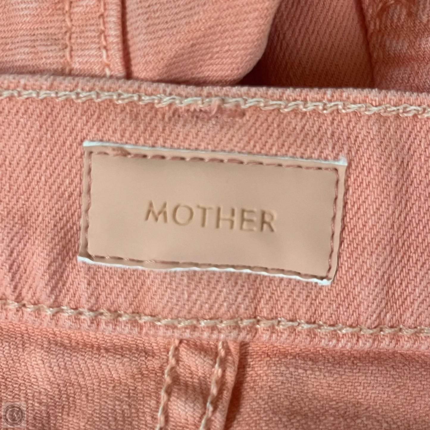 Jeans Straight By Mother In Orange Denim, Size: 2