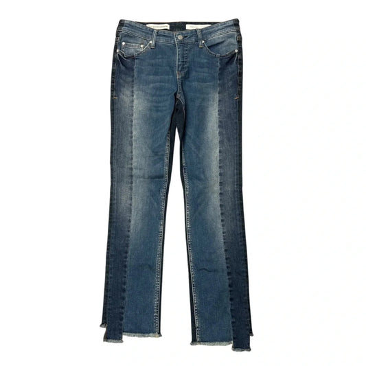 Jeans Straight By Pilcro In Blue Denim, Size: 4