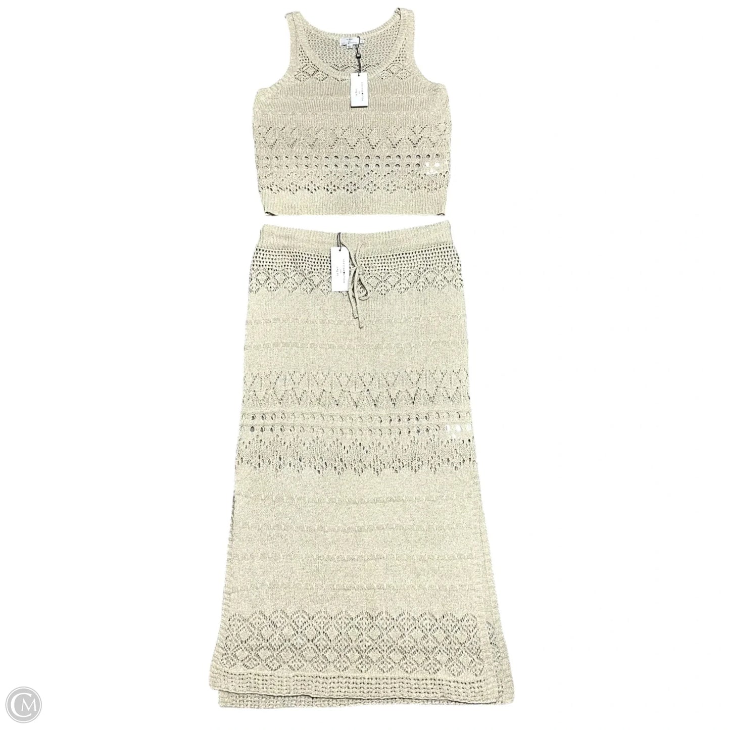Sweater 2pc By Molly Bracken In Gold, Size: L