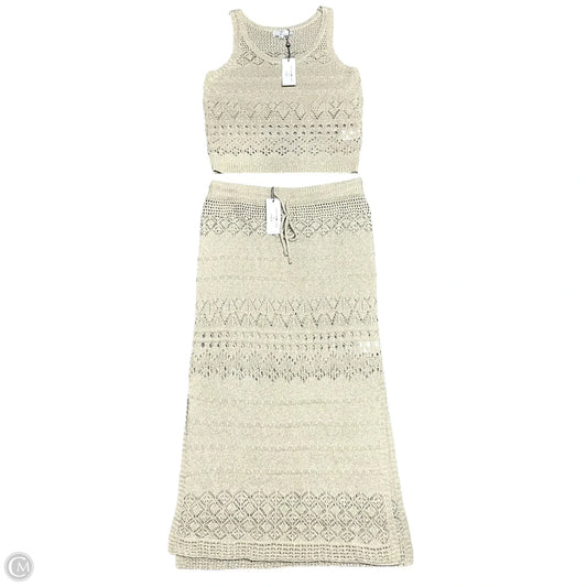 Sweater 2pc By Molly Bracken In Gold, Size: L