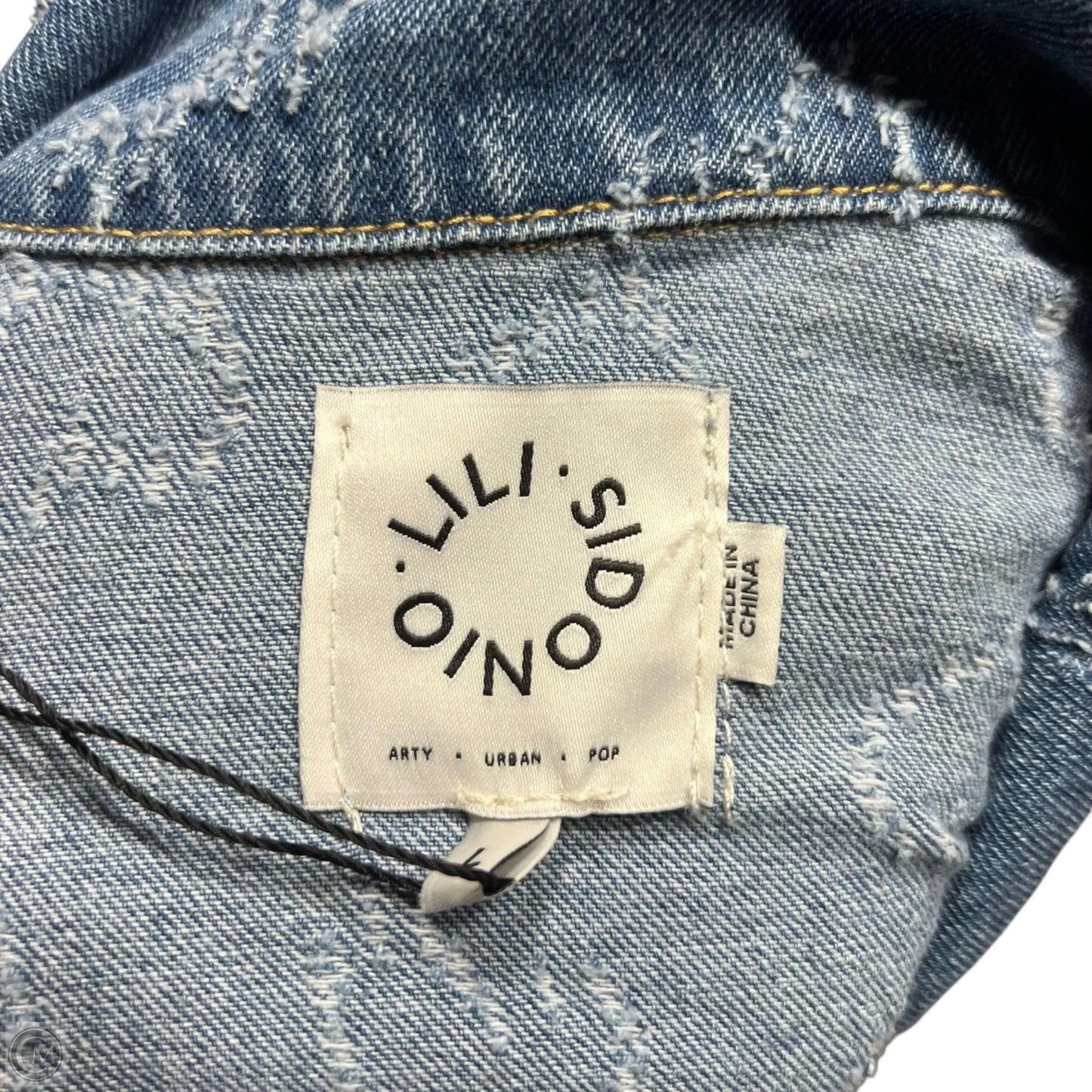 Jacket Denim By Lili Sidonio In Blue Denim, Size: Xl