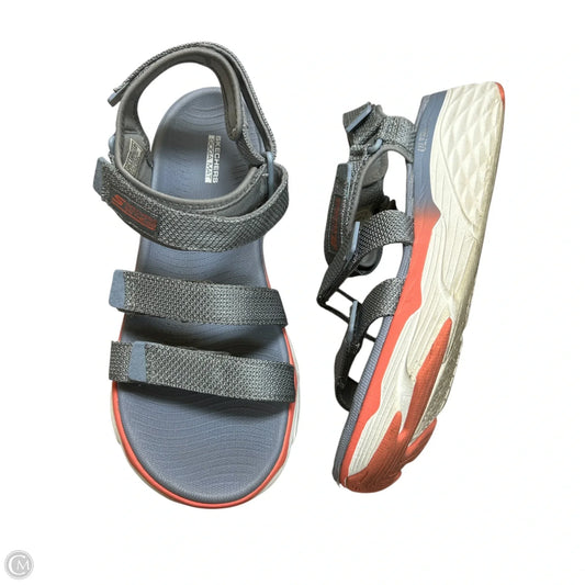 Sandals Sport By Skechers In Grey, Size: 10