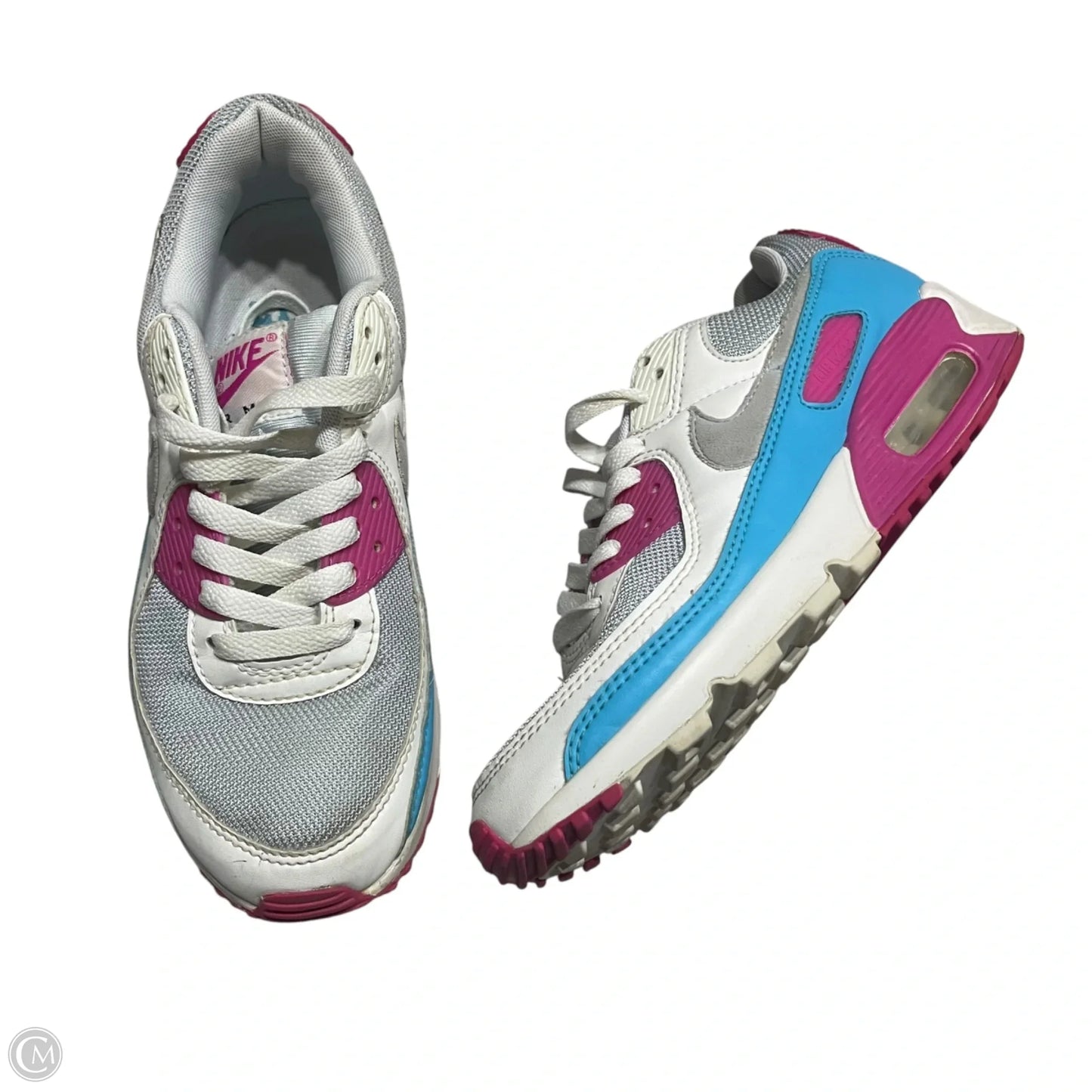 Shoes Sneakers By Nike In Blue & Pink, Size: 8