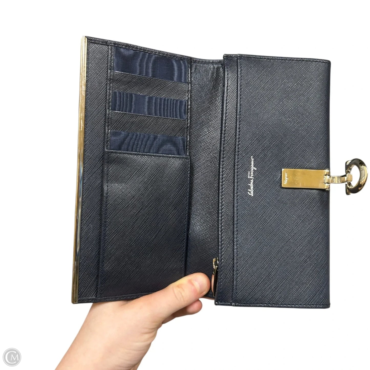 Wallet Luxury Designer By Ferragamo, Size: Medium