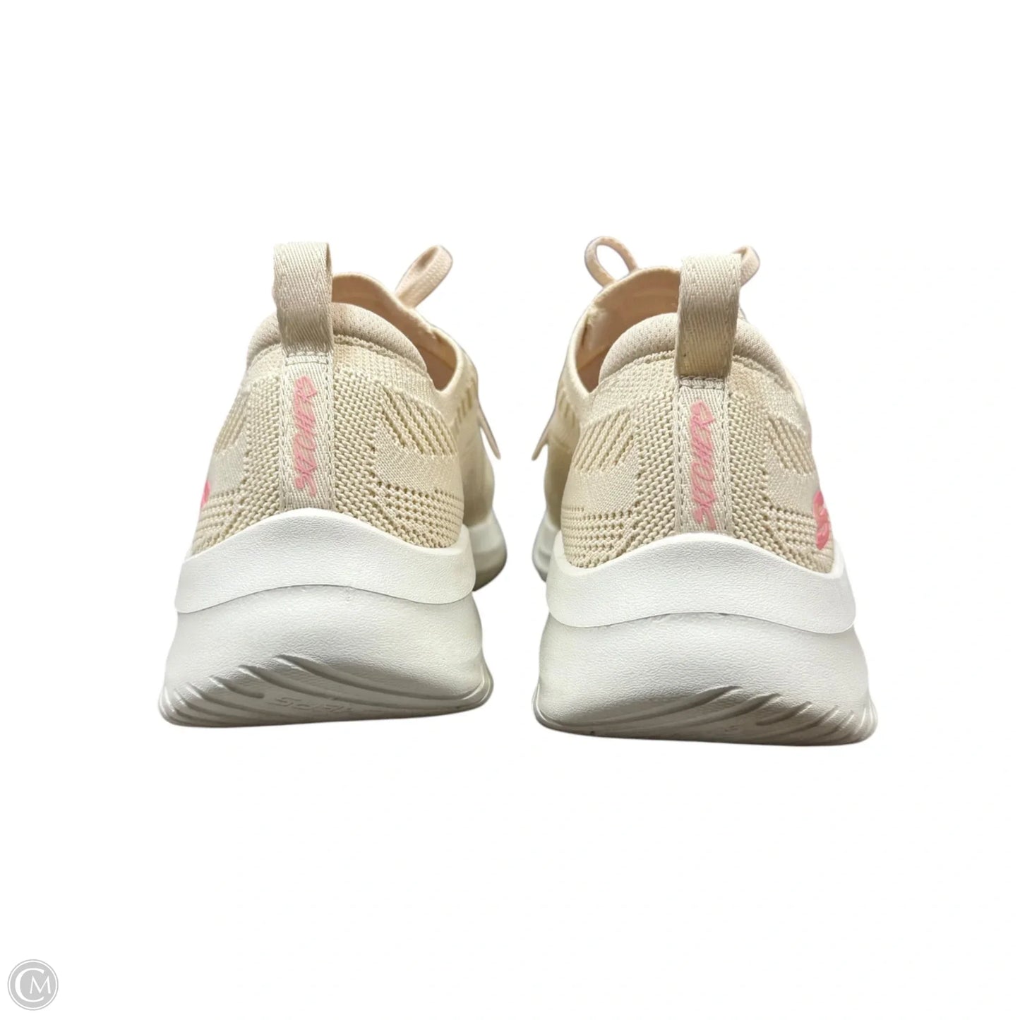 Shoes Athletic By Skechers In Cream & White, Size: 7