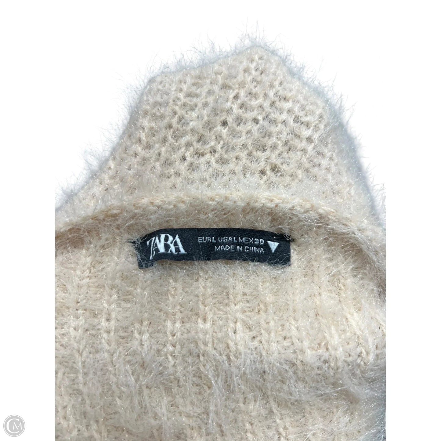 Vest Sweater By Zara In Tan, Size: L