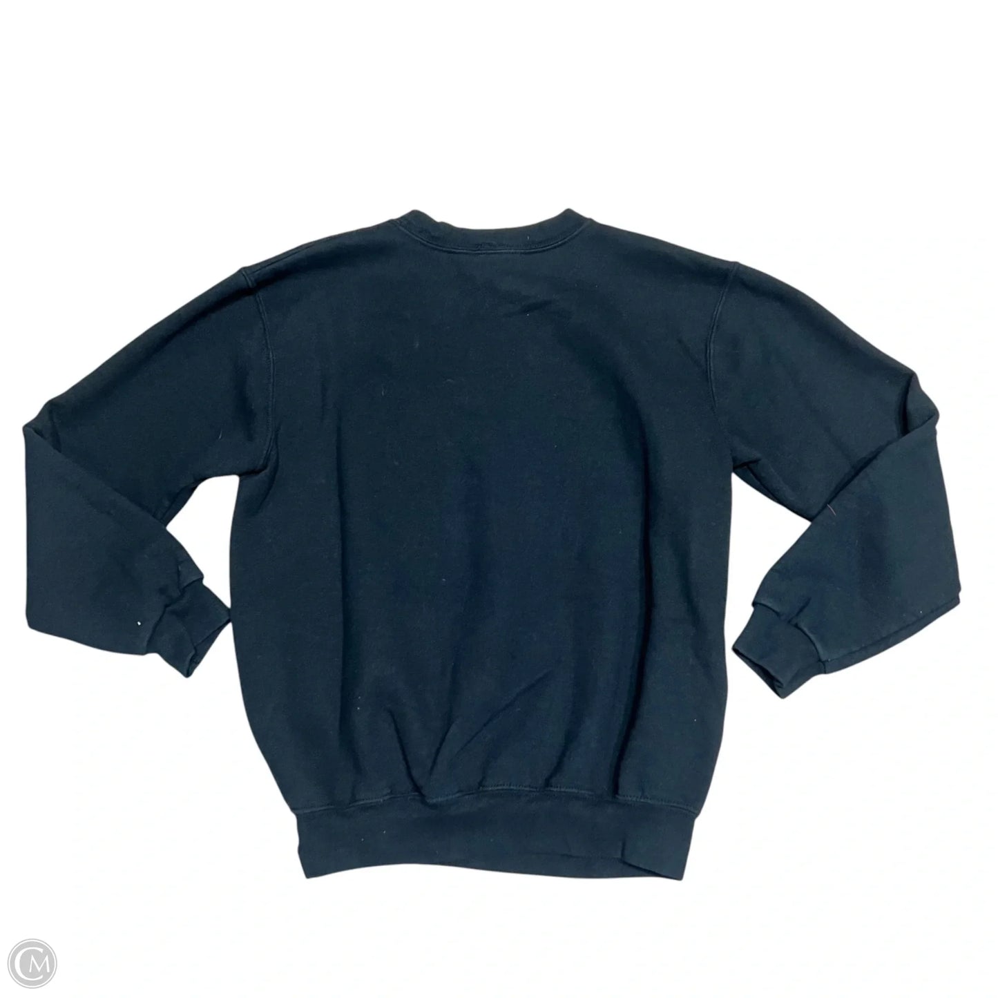Sweatshirt Crewneck By Top Stitch In Navy, Size: M