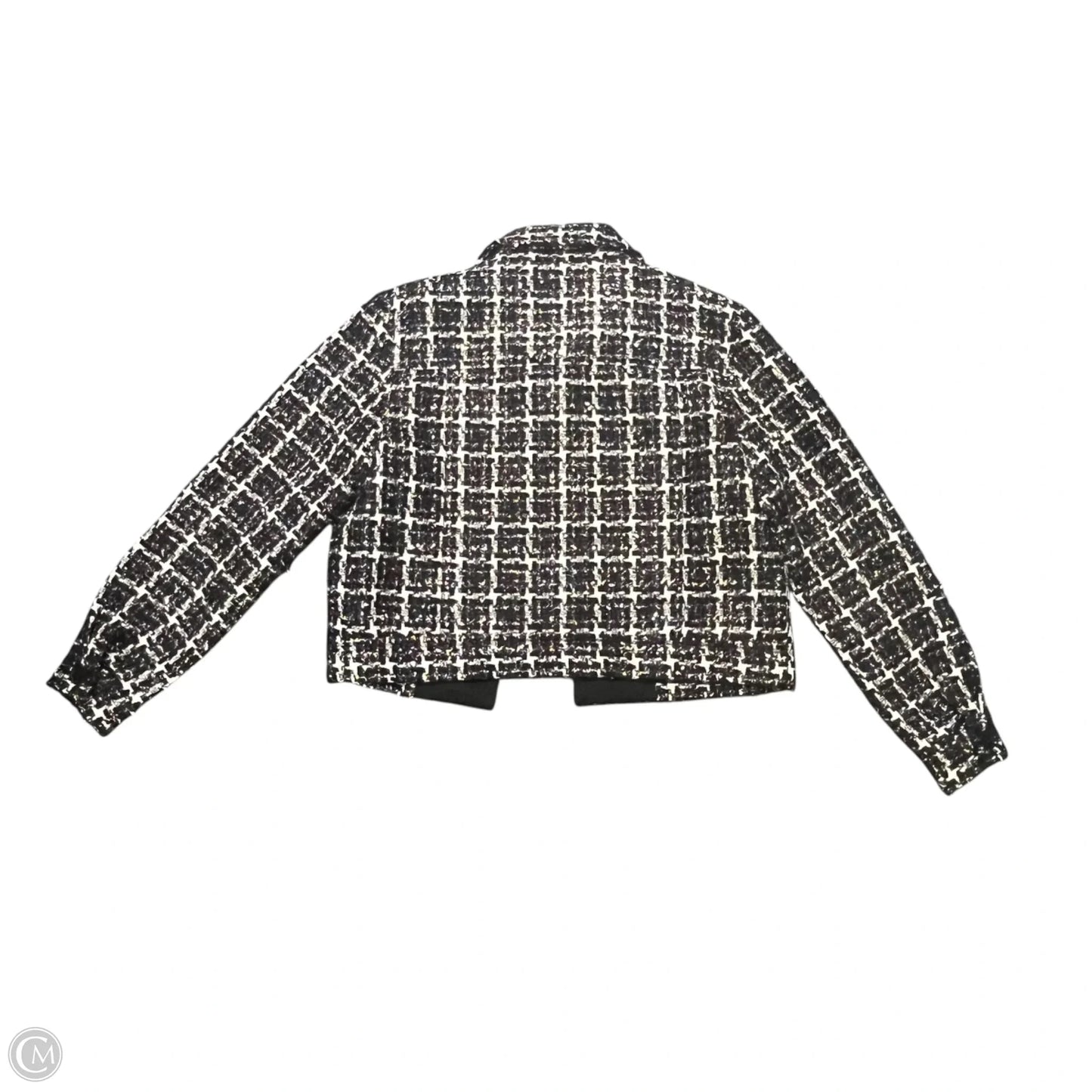 Blazer By Loft In Black & White, Size: Xs