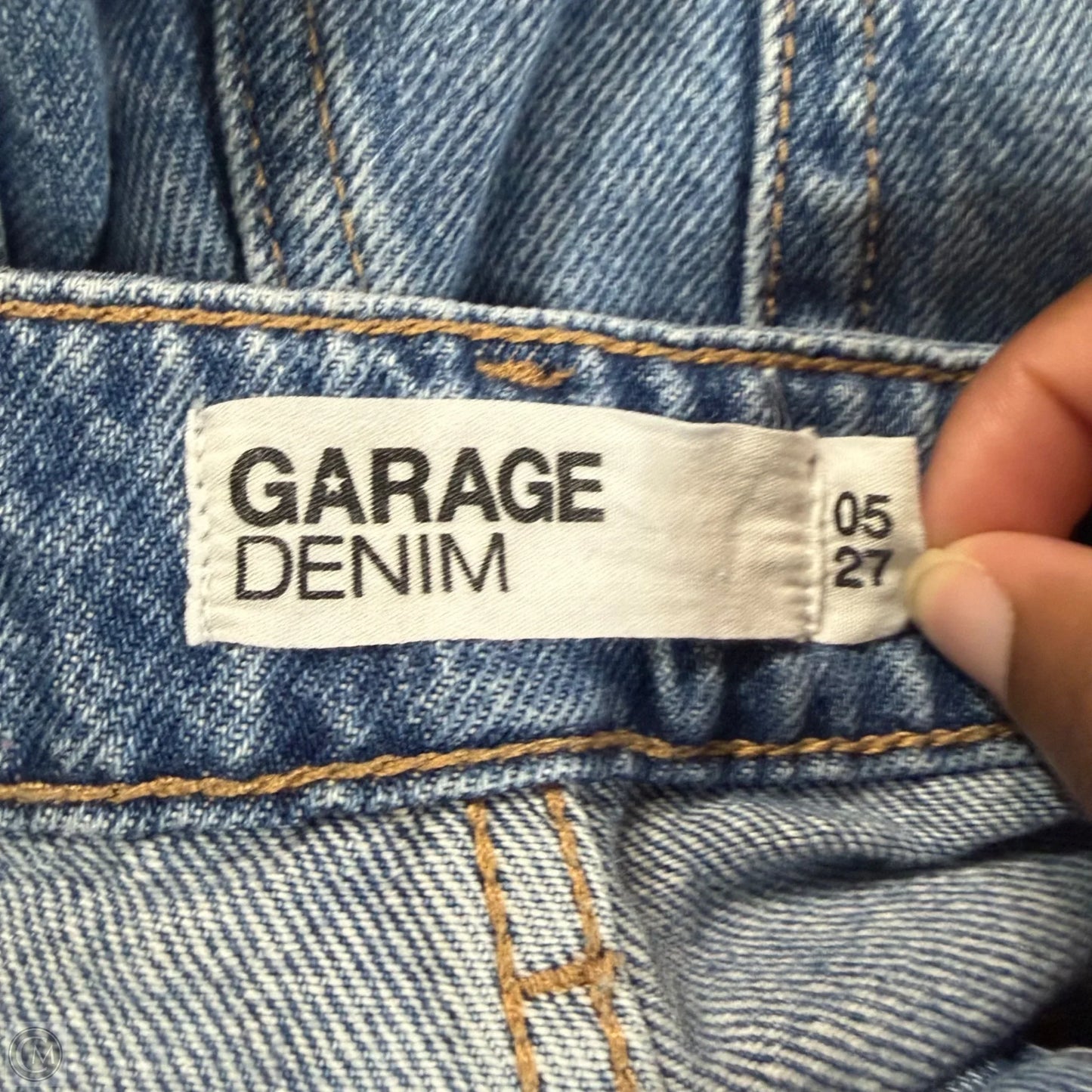 Jeans Straight By Garage In Blue Denim, Size: 4
