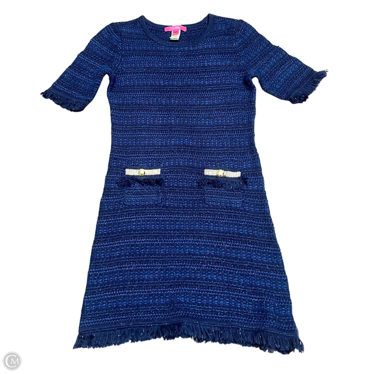 Dress Designer By Lilly Pulitzer In Navy, Size: S