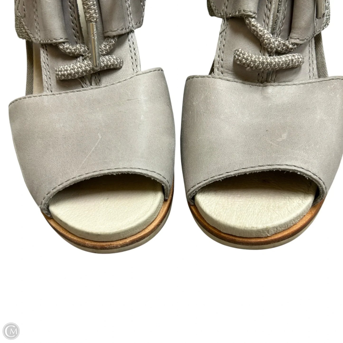 Sandals Heels Wedge By Sorel In Grey, Size: 9