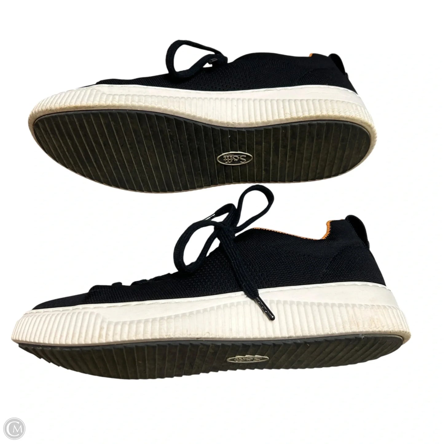 Shoes Sneakers By Sofft In Black & White, Size: 9
