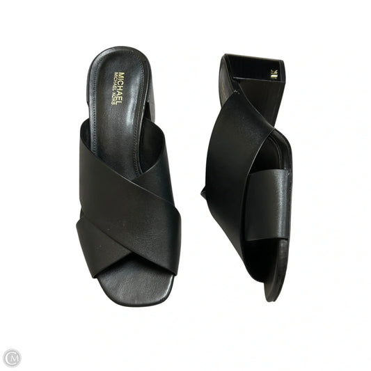 Sandals Heels Block By Michael By Michael Kors In Black, Size: 7