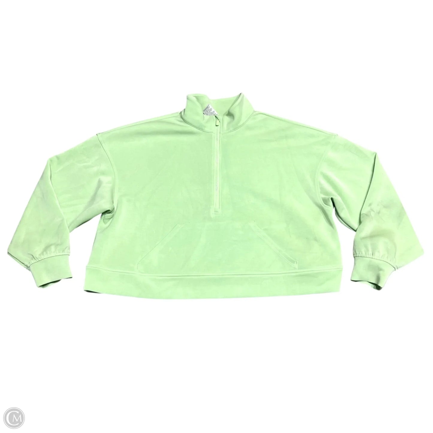 Sweatshirt Collar By All In Motion In Green, Size: L