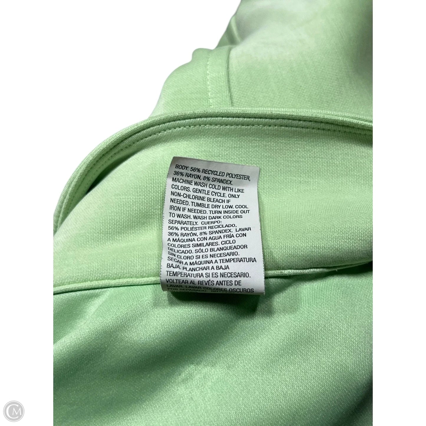Sweatshirt Collar By All In Motion In Green, Size: L